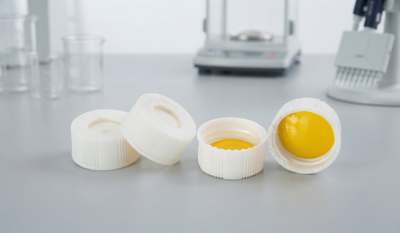 Polyimide Silicone Closures For PFAS Analysis