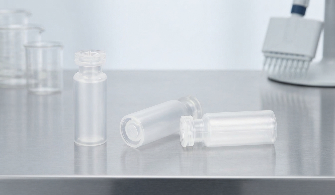 2ML ND11 Clear PP Snap Vial With 0.7ML Micro Insert Vial