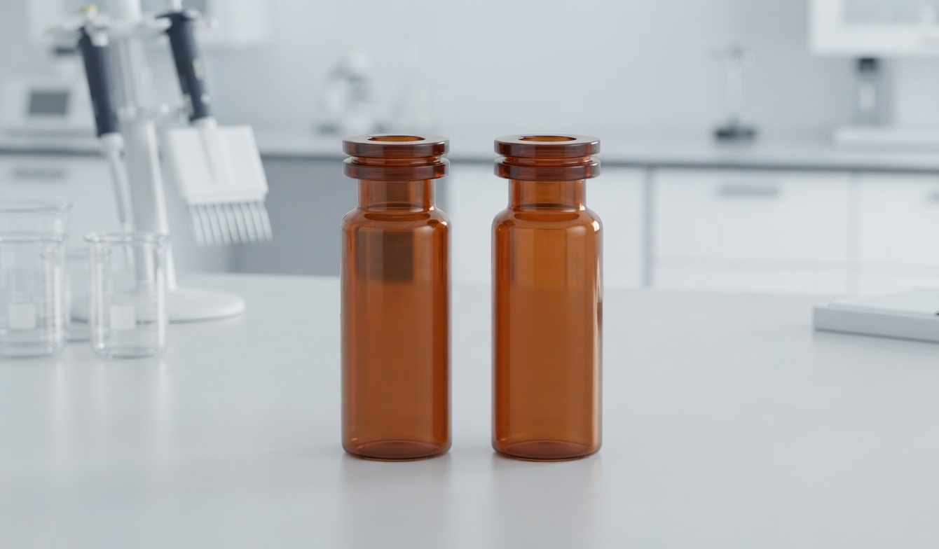 2ML ND11 Amber PP Snap Vial With 0.3ML Micro Insert Vial