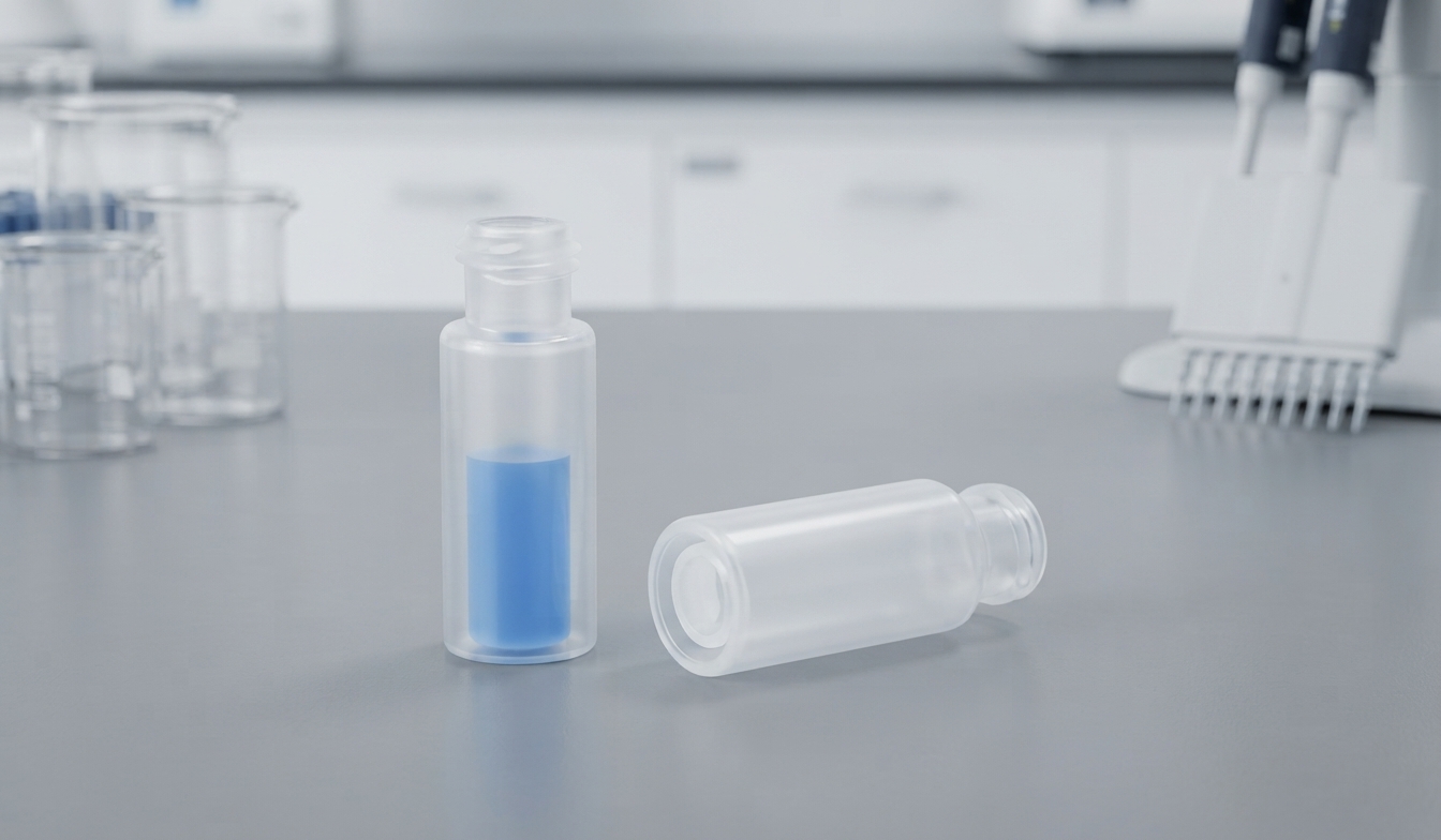 2ML 9-425 Clear PP Screw Vial With 0.7ML Micro Insert Vial